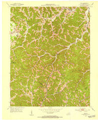 Hima Kentucky Historical topographic map, 1:24000 scale, 7.5 X 7.5 Minute, Year 1952