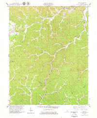 Hima Kentucky Historical topographic map, 1:24000 scale, 7.5 X 7.5 Minute, Year 1979