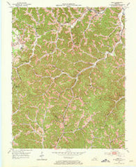 Hima Kentucky Historical topographic map, 1:24000 scale, 7.5 X 7.5 Minute, Year 1952