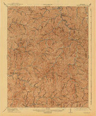 Hindman Kentucky Historical topographic map, 1:62500 scale, 15 X 15 Minute, Year 1915