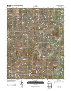 Hiseville Kentucky Historical topographic map, 1:24000 scale, 7.5 X 7.5 Minute, Year 2013