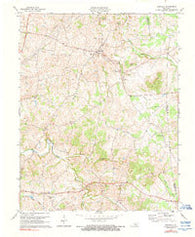 Hiseville Kentucky Historical topographic map, 1:24000 scale, 7.5 X 7.5 Minute, Year 1973