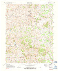 Hiseville Kentucky Historical topographic map, 1:24000 scale, 7.5 X 7.5 Minute, Year 1973