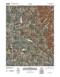 Hodgenville Kentucky Historical topographic map, 1:24000 scale, 7.5 X 7.5 Minute, Year 2010