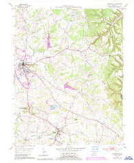 Hodgenville Kentucky Historical topographic map, 1:24000 scale, 7.5 X 7.5 Minute, Year 1953