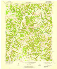 Holland Kentucky Historical topographic map, 1:24000 scale, 7.5 X 7.5 Minute, Year 1954