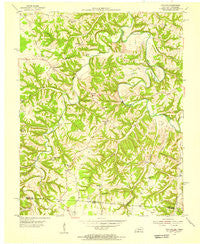 Holland Kentucky Historical topographic map, 1:24000 scale, 7.5 X 7.5 Minute, Year 1954