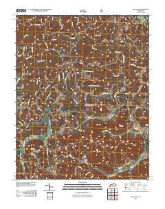 Hollyhill Kentucky Historical topographic map, 1:24000 scale, 7.5 X 7.5 Minute, Year 2010