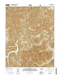 Hollyhill Kentucky Current topographic map, 1:24000 scale, 7.5 X 7.5 Minute, Year 2016