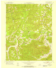 Hollyhill Kentucky Historical topographic map, 1:24000 scale, 7.5 X 7.5 Minute, Year 1952