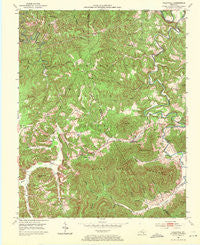 Hollyhill Kentucky Historical topographic map, 1:24000 scale, 7.5 X 7.5 Minute, Year 1952