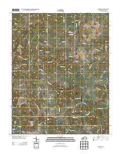 Homer Kentucky Historical topographic map, 1:24000 scale, 7.5 X 7.5 Minute, Year 2013