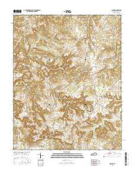 Homer Kentucky Current topographic map, 1:24000 scale, 7.5 X 7.5 Minute, Year 2016