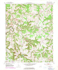 Homer Kentucky Historical topographic map, 1:24000 scale, 7.5 X 7.5 Minute, Year 1951
