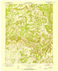 Honey Grove Kentucky Historical topographic map, 1:24000 scale, 7.5 X 7.5 Minute, Year 1952