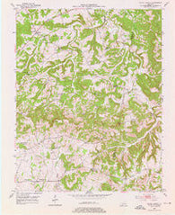 Honey Grove Kentucky Historical topographic map, 1:24000 scale, 7.5 X 7.5 Minute, Year 1952