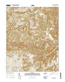 Honey Grove Kentucky Current topographic map, 1:24000 scale, 7.5 X 7.5 Minute, Year 2016