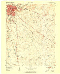 Hopkinsville Kentucky Historical topographic map, 1:24000 scale, 7.5 X 7.5 Minute, Year 1951