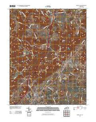 Horse Cave Kentucky Historical topographic map, 1:24000 scale, 7.5 X 7.5 Minute, Year 2010