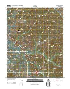 Horton Kentucky Historical topographic map, 1:24000 scale, 7.5 X 7.5 Minute, Year 2013