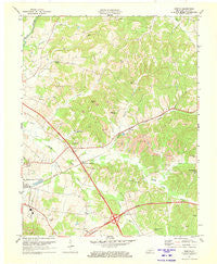 Horton Kentucky Historical topographic map, 1:24000 scale, 7.5 X 7.5 Minute, Year 1971