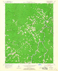 Hoskinston Kentucky Historical topographic map, 1:24000 scale, 7.5 X 7.5 Minute, Year 1954