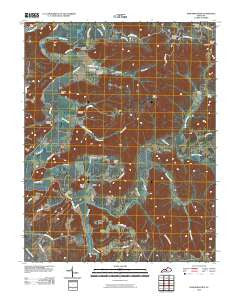 Howardstown Kentucky Historical topographic map, 1:24000 scale, 7.5 X 7.5 Minute, Year 2010