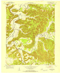 Howardstown Kentucky Historical topographic map, 1:24000 scale, 7.5 X 7.5 Minute, Year 1953