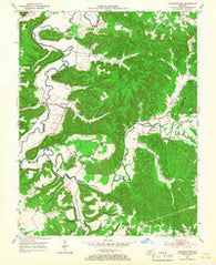 Howardstown Kentucky Historical topographic map, 1:24000 scale, 7.5 X 7.5 Minute, Year 1953