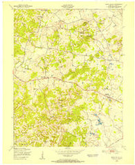Howe Valley Kentucky Historical topographic map, 1:24000 scale, 7.5 X 7.5 Minute, Year 1949