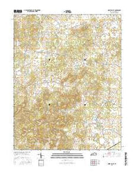 Howe Valley Kentucky Current topographic map, 1:24000 scale, 7.5 X 7.5 Minute, Year 2016