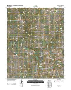 Hudgins Kentucky Historical topographic map, 1:24000 scale, 7.5 X 7.5 Minute, Year 2013