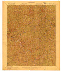 Hurley Virginia Historical topographic map, 1:62500 scale, 15 X 15 Minute, Year 1917