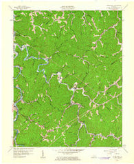 Hyden East Kentucky Historical topographic map, 1:24000 scale, 7.5 X 7.5 Minute, Year 1961