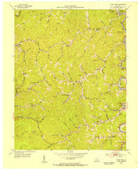 Hyden West Kentucky Historical topographic map, 1:24000 scale, 7.5 X 7.5 Minute, Year 1953
