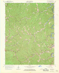 Hyden West Kentucky Historical topographic map, 1:24000 scale, 7.5 X 7.5 Minute, Year 1961