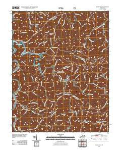 Hyden East Kentucky Historical topographic map, 1:24000 scale, 7.5 X 7.5 Minute, Year 2011