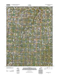 Independence Kentucky Historical topographic map, 1:24000 scale, 7.5 X 7.5 Minute, Year 2013