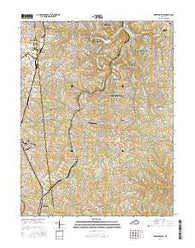 Independence Kentucky Current topographic map, 1:24000 scale, 7.5 X 7.5 Minute, Year 2016