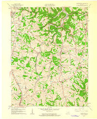 Independence Kentucky Historical topographic map, 1:24000 scale, 7.5 X 7.5 Minute, Year 1961