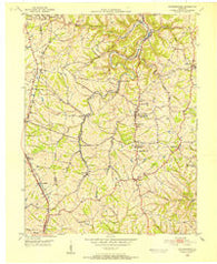 Independence Kentucky Historical topographic map, 1:24000 scale, 7.5 X 7.5 Minute, Year 1950