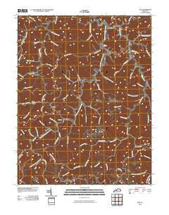 Inez Kentucky Historical topographic map, 1:24000 scale, 7.5 X 7.5 Minute, Year 2010