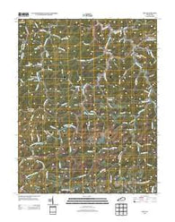 Inez Kentucky Historical topographic map, 1:24000 scale, 7.5 X 7.5 Minute, Year 2013