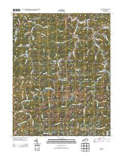Inez Kentucky Historical topographic map, 1:24000 scale, 7.5 X 7.5 Minute, Year 2013
