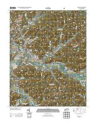 Irvine Kentucky Historical topographic map, 1:24000 scale, 7.5 X 7.5 Minute, Year 2013