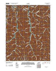 Isonville Kentucky Historical topographic map, 1:24000 scale, 7.5 X 7.5 Minute, Year 2010