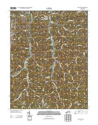 Isonville Kentucky Historical topographic map, 1:24000 scale, 7.5 X 7.5 Minute, Year 2013