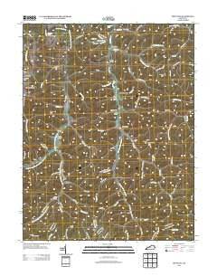 Isonville Kentucky Historical topographic map, 1:24000 scale, 7.5 X 7.5 Minute, Year 2013