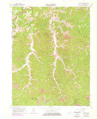 Isonville Kentucky Historical topographic map, 1:24000 scale, 7.5 X 7.5 Minute, Year 1962