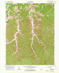 Isonville Kentucky Historical topographic map, 1:24000 scale, 7.5 X 7.5 Minute, Year 1962